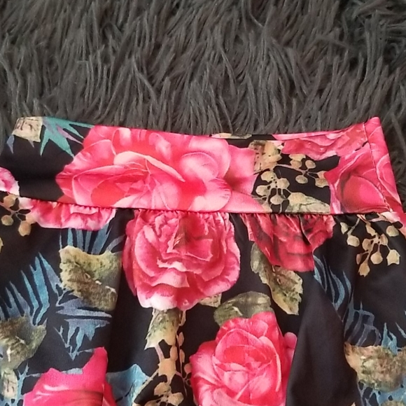 FLORAL PANTS/BOW SET - Picture 4 of 7